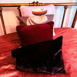 A Set of 4 Decorative Throw Pillows